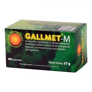 GALLMET-M 60 db epesav és gyógynövény kapszula