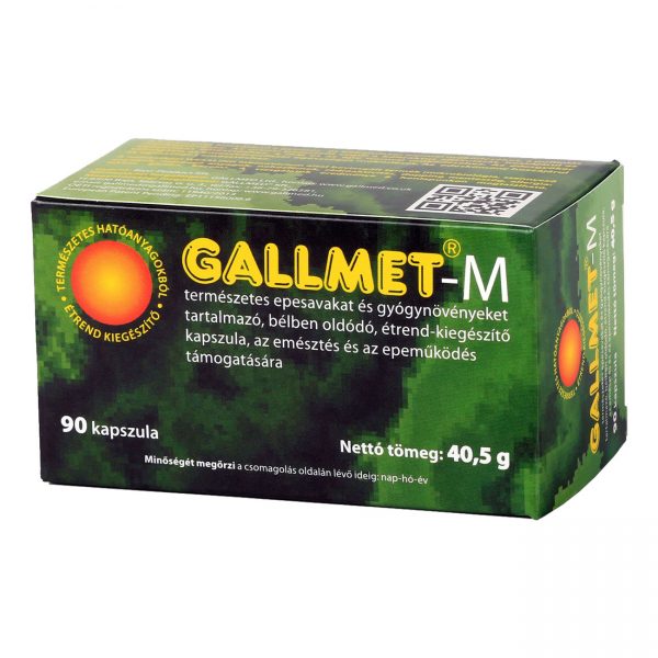 GALLMET-M 90 db epesav és gyógynövény kapszula