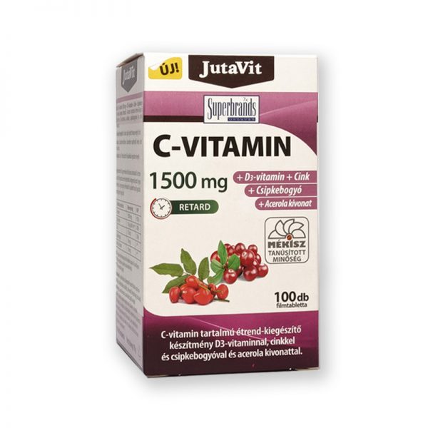 JutaVit C-vitamin 1500mg retard 100db